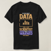 Webanalyse van computerleerinformatie t-shirt (Design voorkant)