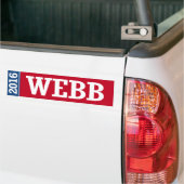 WEBB 2016 BUMPERSTICKER (Op Truck)