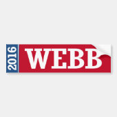WEBB 2016 BUMPERSTICKER (Voorkant)