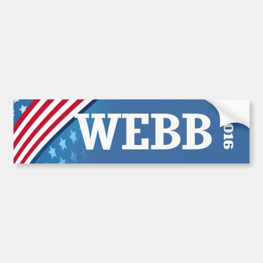 WEBB 2016 BUMPERSTICKER (Voorkant)