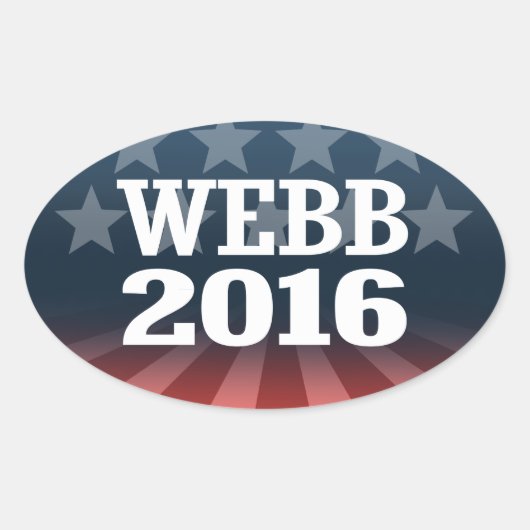 WEBB 2016 OVALE STICKER (Voorkant)