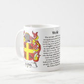 Webb Family Coat of Arms Mok (Voorkant links)