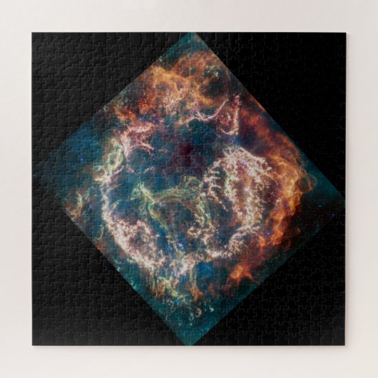 WEBB RUIMTETELESCOOP Cassiopeia A MIRI Afbeelding Legpuzzel (Horizontaal)