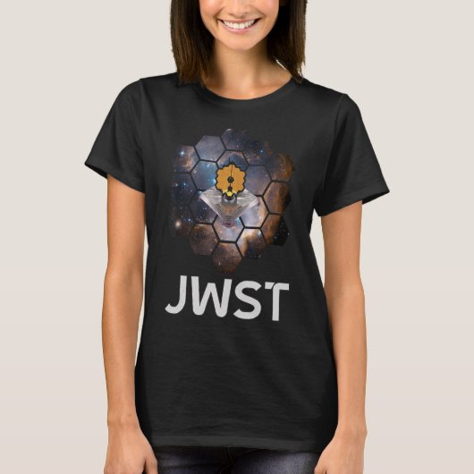 WEBB-ruimtetelescoop in nebula, UNIVE T-shirt (Voorkant)