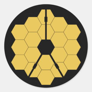 Webb Space Telescope science nasa heelal Ronde Sticker
