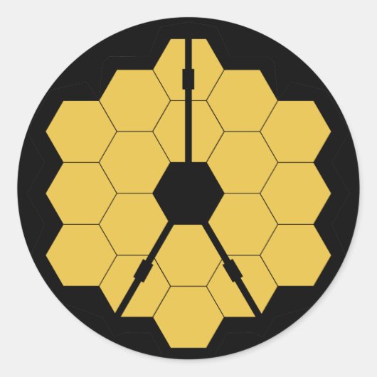 Webb Space Telescope science nasa heelal Ronde Sticker (Voorkant)