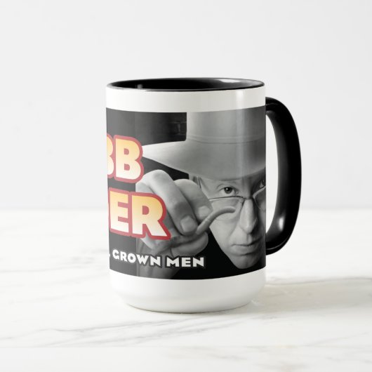 Webb Wilder, laatste van de volledig gekweekte Man Mok (Voorkant rechts)