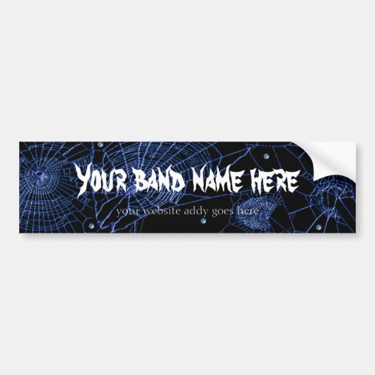 webbandsjabloon bumpersticker (Voorkant)