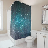 webbanner achtergrond van glitter  light douchegordijn (In situ)