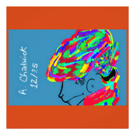 Webbed Scaled Fantasy Creature Foto Afdruk