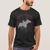 Webbed Wings & Batty Things Halloween Vampire Bat T-shirt (Voorkant)