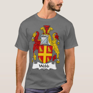 Webbedekking van gezinscrest t-shirt