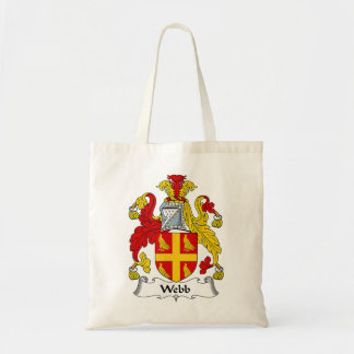 Webbedekking van gezinscrest tote bag