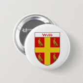 Webbedekking van wapens/familiekust ronde button 5,7 cm (Voorkant /achterkant)
