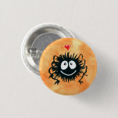 Webber de Spider houdt van Halloween! Ronde Button 3,2 Cm (Voorkant /achterkant)