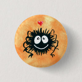Webber de Spider houdt van Halloween! Ronde Button 3,2 Cm