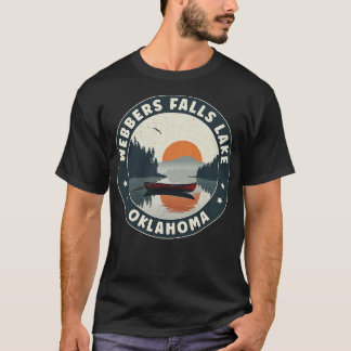 Webbers Herfsten Lake Oklahoma Sunset T-shirt