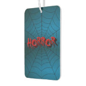 Webblauwe scène van Red Horror Spider van Hallowee Luchtverfrisser (Links)