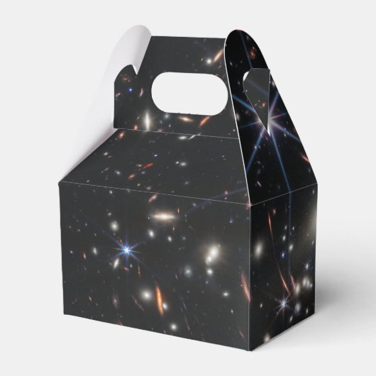 Webbs eerste Deep Field Uitzicht of the Universe Bedankdoosjes (Achterkant)