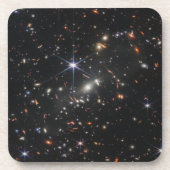 Webbs eerste Deep Field Uitzicht of the Universe Bier Onderzetter (Voorkant)