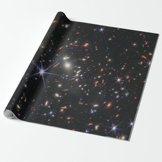 Webbs eerste Deep Field Uitzicht of the Universe Cadeaupapier (Uitgerold)