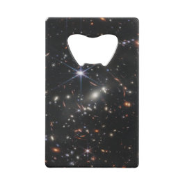 Webbs eerste Deep Field Uitzicht of the Universe Creditkaart Flessenopener