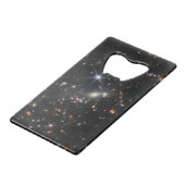 Webbs eerste Deep Field Uitzicht of the Universe Creditkaart Flessenopener (Achterkant Gekanteld)