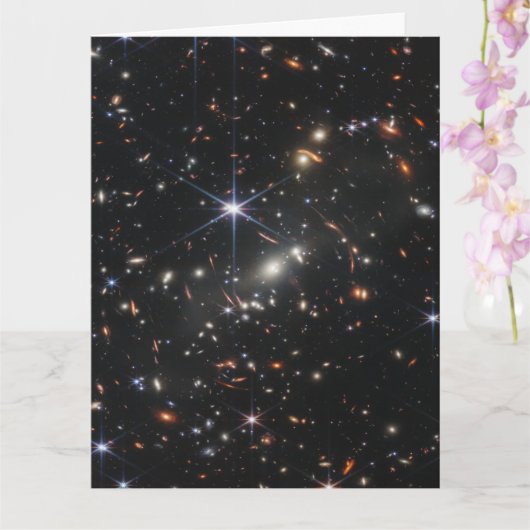 Webbs eerste Deep Field Uitzicht of the Universe Kaart (Orchidee)