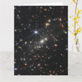 Webbs eerste Deep Field Uitzicht of the Universe Kaart (Gele Bloem)