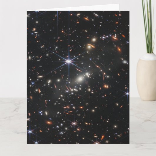 Webbs eerste Deep Field Uitzicht of the Universe Kaart (Voorkant)