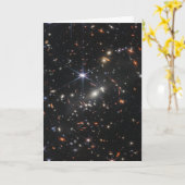 Webbs eerste Deep Field Uitzicht of the Universe Kaart (Gele Bloem)