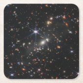 Webbs eerste Deep Field Uitzicht of the Universe Kartonnen Onderzetters (Voorkant)