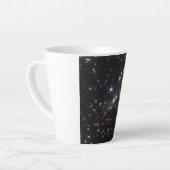 Webbs eerste Deep Field Uitzicht of the Universe Latte Mok (Linkerhoek)