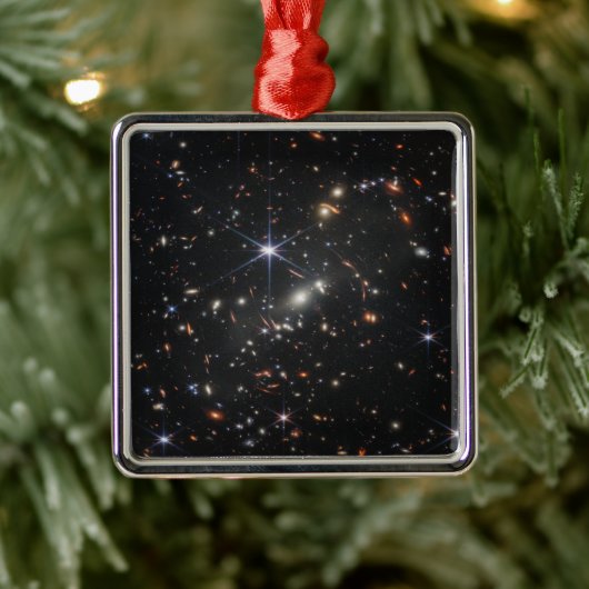 Webbs eerste Deep Field Uitzicht of the Universe Metalen Ornament (Boom)