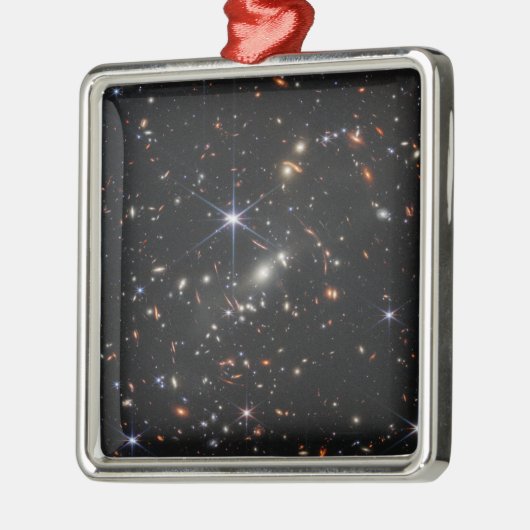 Webbs eerste Deep Field Uitzicht of the Universe Metalen Ornament (Links)