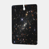 Webbs eerste Deep Field Uitzicht of the Universe Metalen Ornament (Voorkant links)