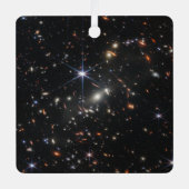 Webbs eerste Deep Field Uitzicht of the Universe Metalen Ornament (Voorkant)