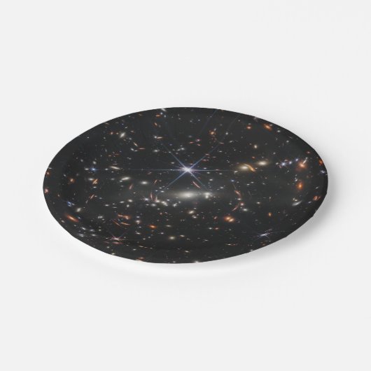 Webbs eerste Deep Field Uitzicht of the Universe Papieren Bordje (Gekanteld)