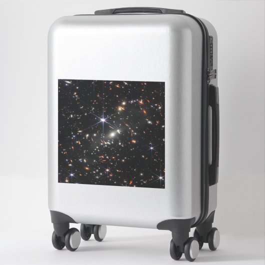 Webbs eerste Deep Field Uitzicht of the Universe Sticker (Koffer)