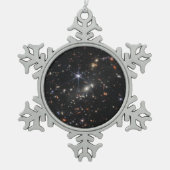 Webbs eerste Deep Field Uitzicht of the Universe Tin Sneeuwvlok Ornament (Voorkant)