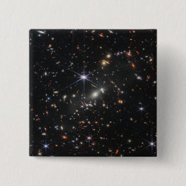 Webbs eerste diepe blik op het universum vierkante button 5,1 cm