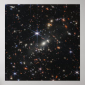 "Webb's First Deep Field" - James Webb Telescope Poster (Voorkant)