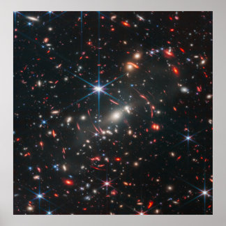 Webb's First Deep Field (NIRCam-Afbeelding) Volled Poster