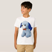Webby Soft Animal Standing Dog T-shirt (Voorkant volledig)