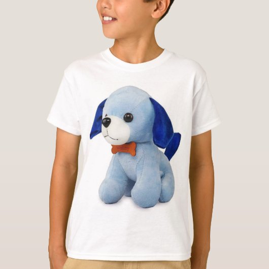 Webby Soft Animal Standing Dog T-shirt (Voorkant)