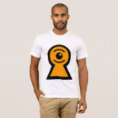 webcam voor blogtelevisie t-shirt (Voorkant volledig)