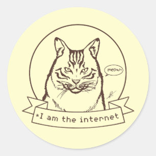 WebCat Ronde Sticker