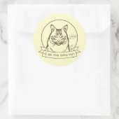 WebCat Ronde Sticker (Tas)