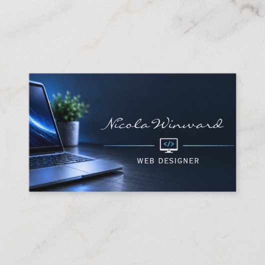 Webdesigner Visitekaartje (Voorkant)