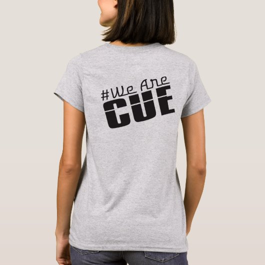 #WeBeCUE T-Shirt (Achterkant)